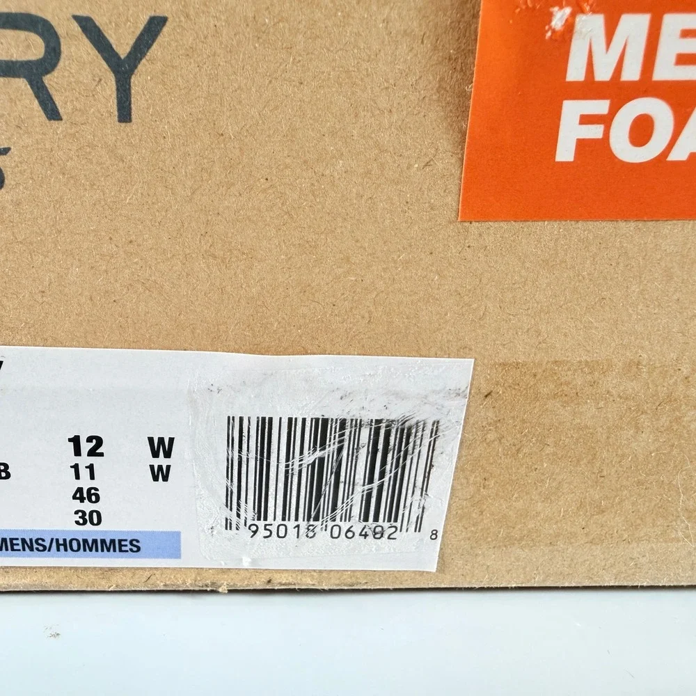 Sperry Surveyor 2-Eye Navy Blue Leather Boat Shoes Men's 12 W New in Box